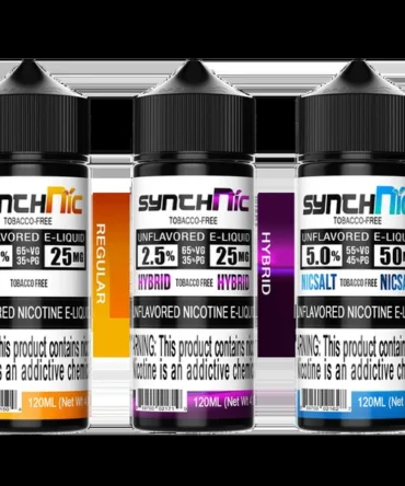 01-QuickOrder - SynthNic Unflavored (E-Liquid wNic TFE)