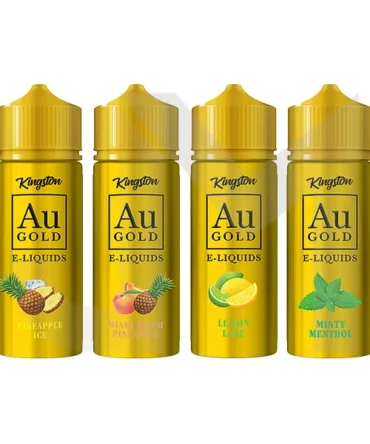 0mg AU Gold By Kingston 100ml Shortfill E-liquid (70VG/30PG)