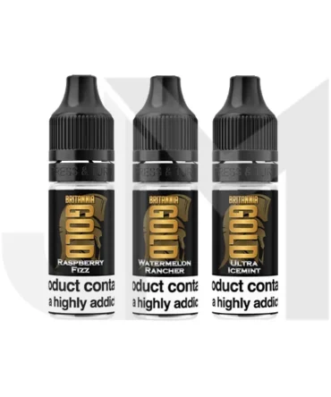 0mg Britannia Gold 10ml E-Liquids (40VG/60PG)