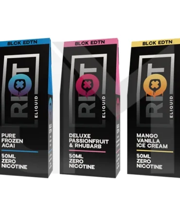 0mg Riot Squad Black Edition V2 2x 50ml Shortfill (70VG/30PG)