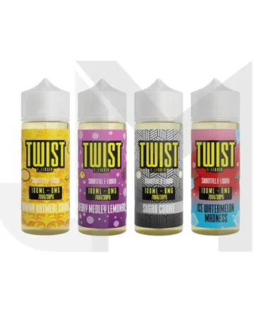 0mg Twist E-liquids 100ml Shortfill (70VP/30PG)