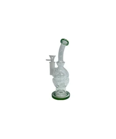 10" Bubble Percolator Glass Water Pipe - $32.99