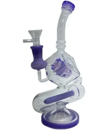10" Dice Recycler Glass Water Pipe - $0