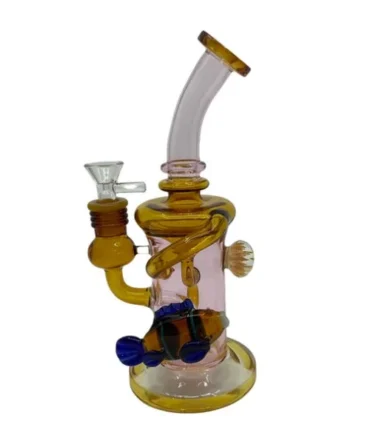 10" Fish Recycler Glass Water Pipe