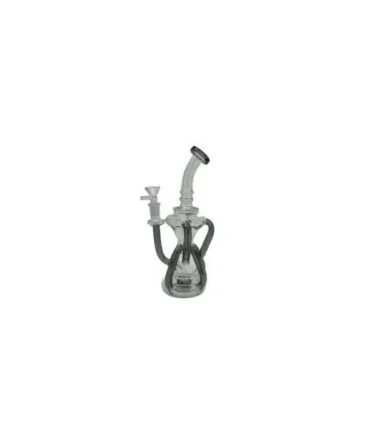 10" Recycler Glass Water Pipe with Showerhead Percolator - $0