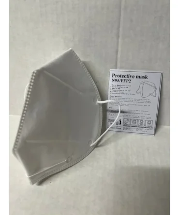 10-Pack White Disposable N95 Protective Face Masks