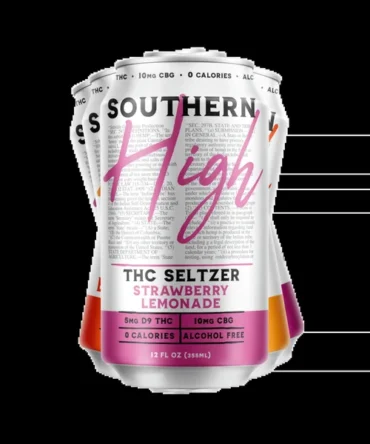1:2 SOUTHERN HIGH D9:CBG SELTZER - The Hemp Doctor Wholesale