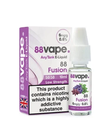 88Vape Any Tank 88 Fusion 10ml E-Liquid