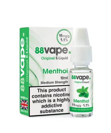 88Vape Original Menthol 10ml E-Liquid