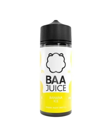 Baa Juice Banana Ice Shortfill 100ml E-Liquid