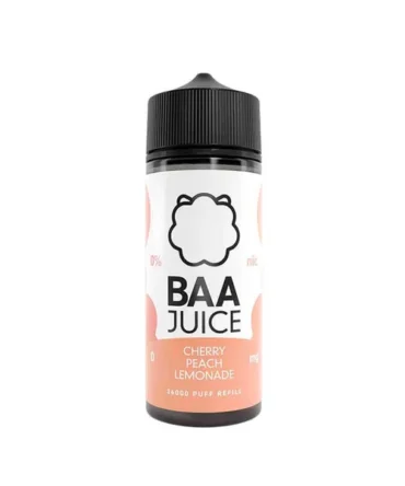 Baa Juice Cherry Peach Lemonade Shortfill 100ml E-Liquid