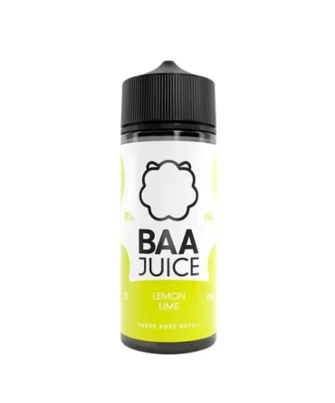 Baa Juice Lemon Lime Shortfill 100ml E-Liquid