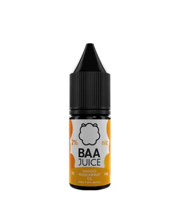 Baa Juice Mango Passionfruit Ice 10ml Nic Salt E-Liquid
