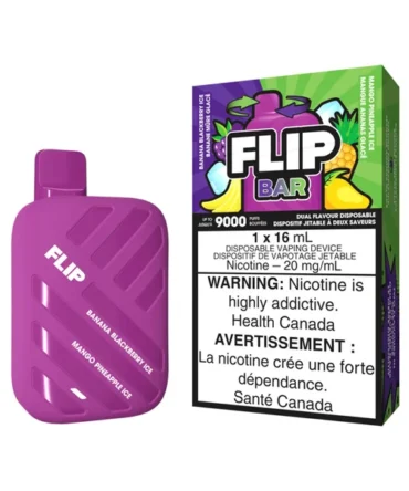 Banana Blackberry Ice and Mango Pineapple Ice Flip Bar | VapeLoft
