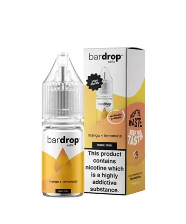 Bar Drop Mango Lemonade 10ml Nic Salts E-Liquid