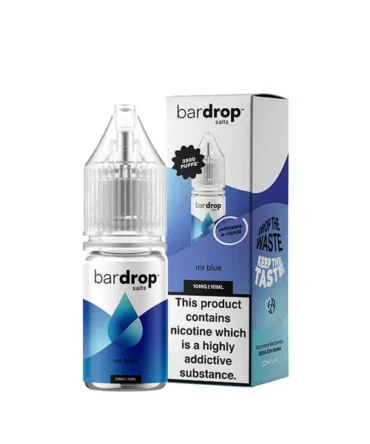 Bar Drop Mr Blue 10ml Nic Salts E-Liquid