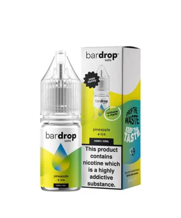 Bar Drop Pineapple Ice 10ml Nic Salts E-Liquid