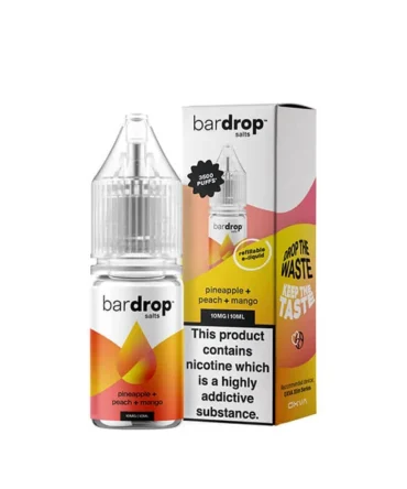 Bar Drop Pineapple Peach Mango 10ml Nic Salts E-Liquid