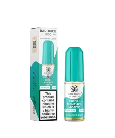 Bar Juice 5000 Fresh Menthol Mojito 10ml Nic Salt E-Liquid