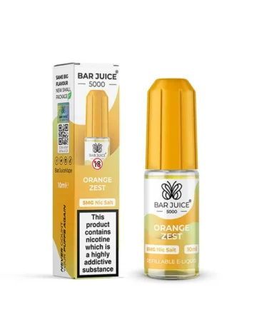 Bar Juice 5000 Orange Zest 10ml Nic Salt E-Liquid