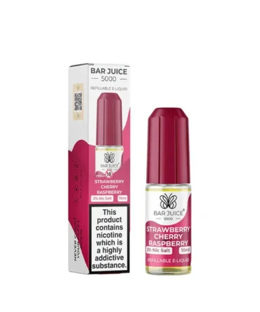 Bar Juice 5000 Strawberry Cherry Raspberry 10ml Nic Salt E-Liquid