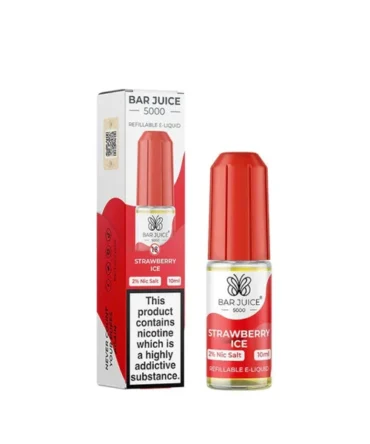Bar Juice 5000 Strawberry Ice 10ml Nic Salt E-Liquid