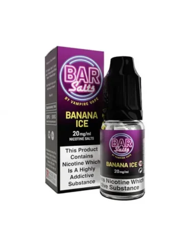 Bar Salts Banana Ice 10ml Nic Salt E-Liquid By Vampire Vape