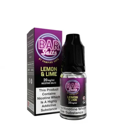 Bar Salts Lemon & Lime 10ml Nic Salt E-Liquid By Vampire Vape