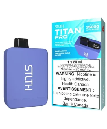 Blue Razz Ice STLTH Titan Pro | Up to 15K Puffs - VapeLoft