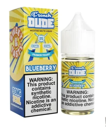 Blueberry - French Dude By Vape Breakfast Salt 30mL