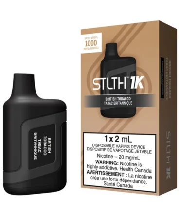 British Tobacco STLTH 1K Disposable Vape | VapeLoft