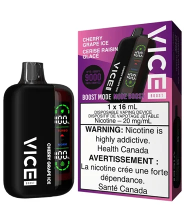Cherry Grape Ice Vice Boost | Up to 9000 Puffs - VapeLoft