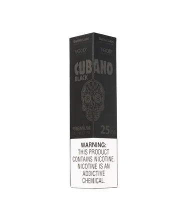 Cubano Black 2.5% (Tobacco Vanilla Custard)