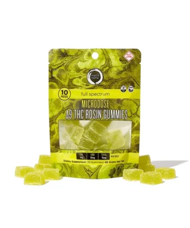Delta-9 THC Microdose Gummies: 1mg THC / 10mg CBD