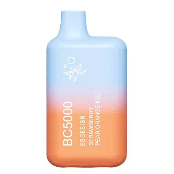 (ELF BAR) EBDESIGN BC5000 Disposable Vape - 5000 puff - Strawberry Pear Orange ICE (DISCONTINUED)