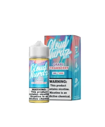 Grape Strawberry ICED by Cloud Nurdz E-Liquid 100ml $8.99