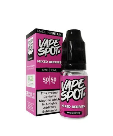 Vape Spot Mixed Berries E-Liquid 10ml
