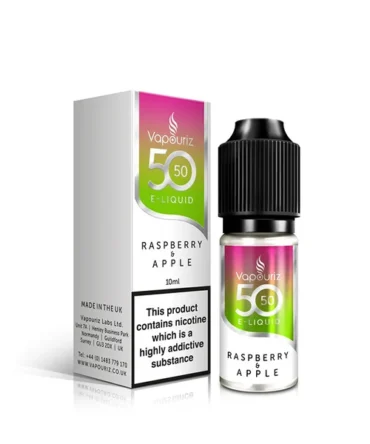 Vapouriz 50/50 Raspberry & Apple 10ml