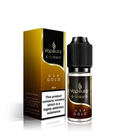 Vapouriz Premium USA Gold Tobacco E-Liquid 10ml