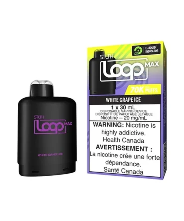 White Grape Ice STLTH Loop Max Pod | 30mL - VapeLoft