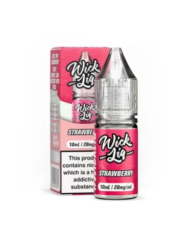 Wick Liq Bar Juice Strawberry 10ml Nic Salts E-Liquid