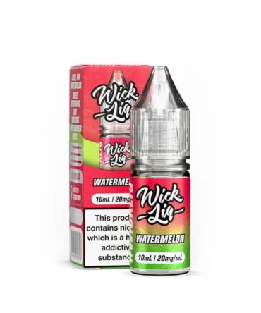 Wick Liq Bar Juice Watermelon 10ml Nic Salts E-Liquid