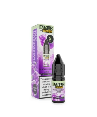 Zeus Juice Bar Liq Blackcurrant Juice Nic Salt E-Liquid 10ml