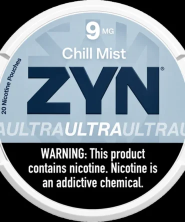 ZYN Ultra Chill Mist 9mg Nicotine Pouches (5 Pack)